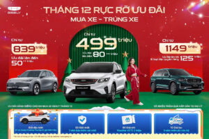 Chương trình May mắn cùng Geely mua xe trúng xe tháng 12 2025