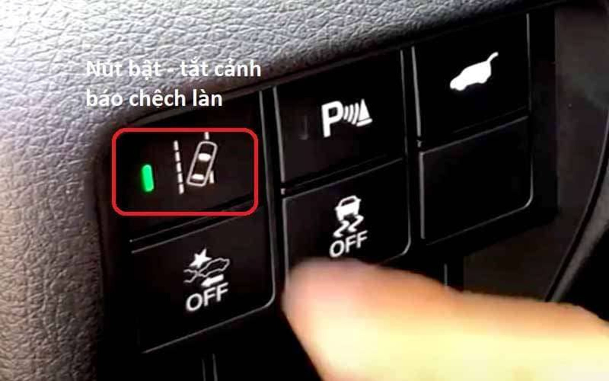 cac bo phan cua he thong canh bao lech lan duong Các bộ phận của hệ thống cảnh báo lệch làn đường